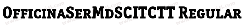 OfficinaSerMdSCITCTT Regular字体转换